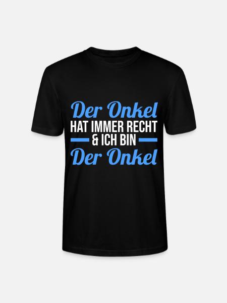 Patenonkel Pate Onkel - Stanley/Stella Unisex Bio-T-Shirt CRAFTER - Schwarz