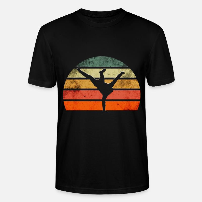 Breakdancing Breakdance Dancing - Stanley/Stella CRAFTER Unisex Organic T-Shirt - black