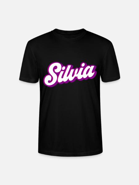 Silvia | Farver kan ændres - Stanley Stella CRAFTER unisex økologisk-T-shirt - sort