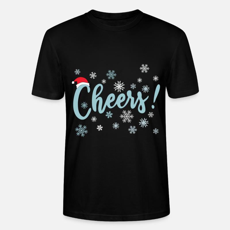 Bravo Joyeux Noël Cheer - T-shirt bio CRAFTER Stanley Stella Unisexe - noir