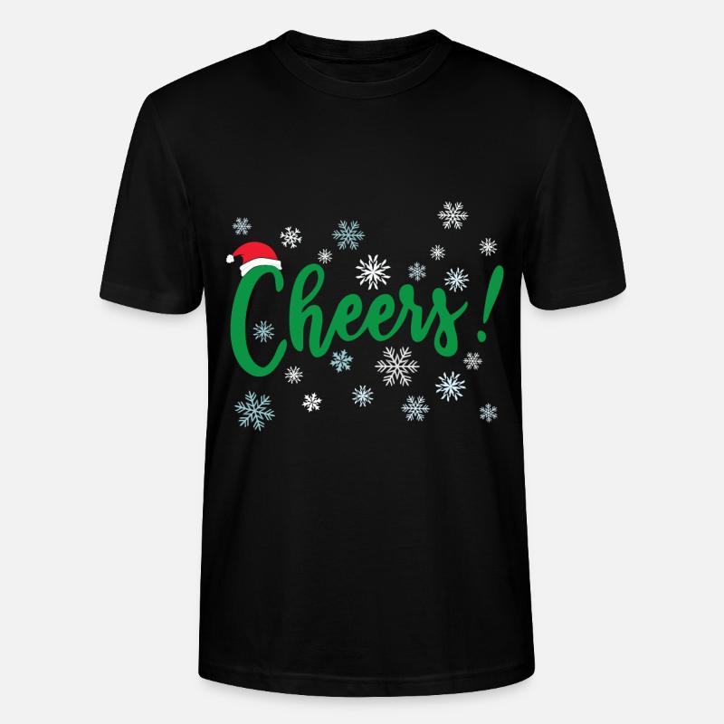 Bravo Joyeux Noël Cheer - T-shirt bio CRAFTER Stanley Stella Unisexe - noir