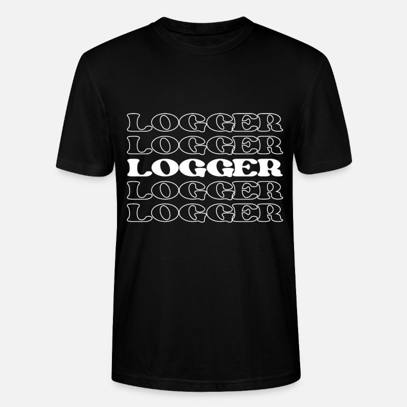 Bûcheron Bûcheron Bûcheron Bûcheron Bois - T-shirt bio CRAFTER Stanley Stella Unisexe - noir