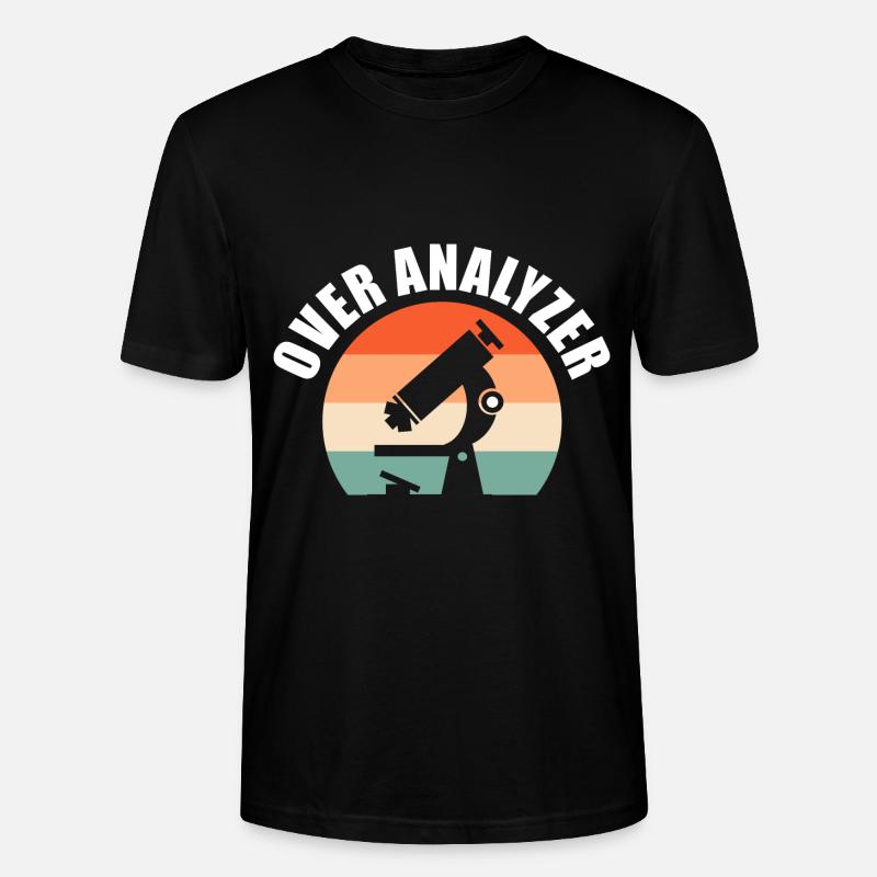 Over Analyzer Bakteriologe - Stanley/Stella Unisex Bio-T-Shirt CRAFTER - Schwarz