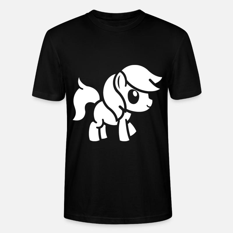 Pony - Stanley/Stella Unisex Bio-T-Shirt CRAFTER - Schwarz