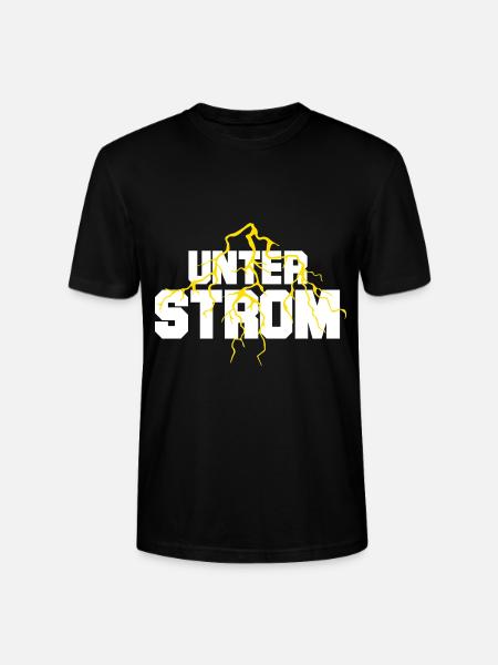 Unter Strom - Stanley/Stella Unisex Bio-T-Shirt CRAFTER - Schwarz