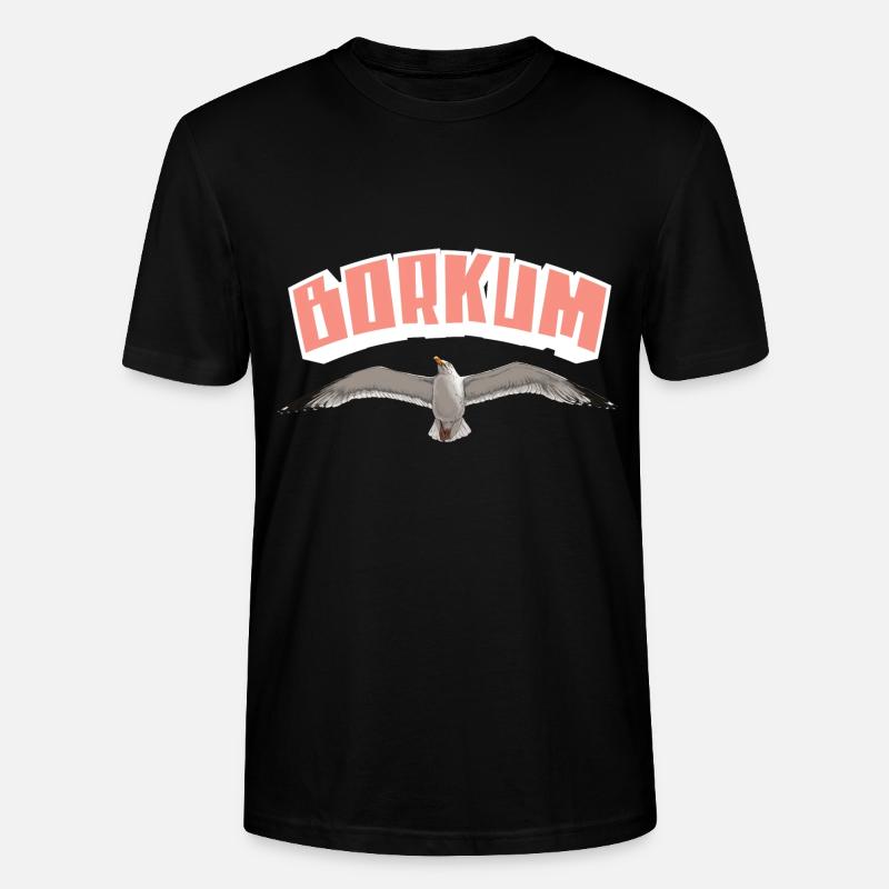 Mouette de Borkum - T-shirt bio CRAFTER Stanley Stella Unisexe - noir