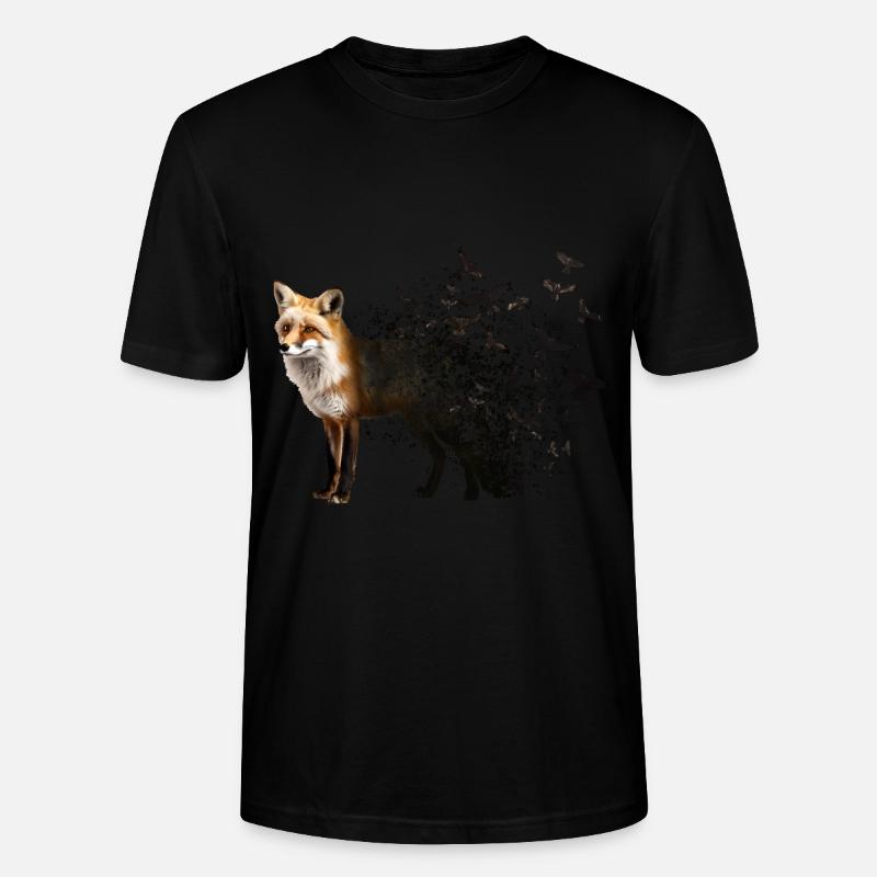 Fuchs - Stanley/Stella Unisex Bio-T-Shirt CRAFTER - Schwarz