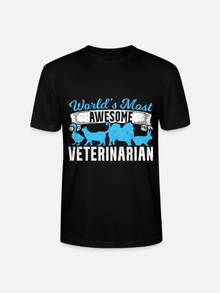 Weltbester Tierarzt - Stanley/Stella Unisex Bio-T-Shirt CRAFTER - Schwarz