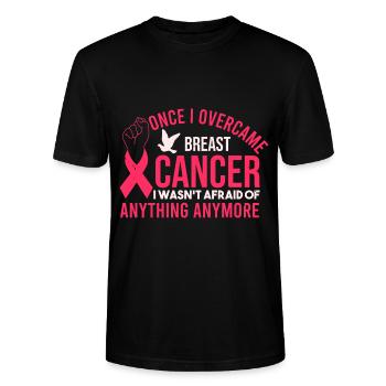 Survivre au cancer du sein - T-shirt bio CRAFTER Stanley Stella Unisexe - noir - Devant - Alina (178cm) & Michal (187cm)