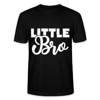 Petit Frère - T-shirt bio CRAFTER Stanley Stella Unisexe - noir - Devant - Alina (178cm) & Michal (187cm)