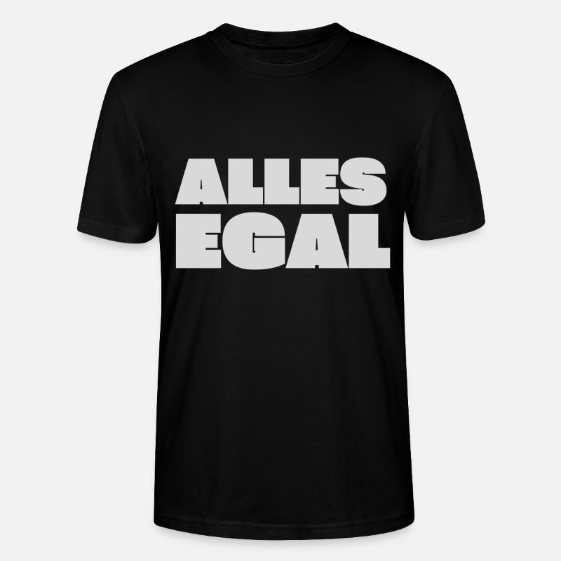 Alles Egal - Stanley/Stella Unisex Bio-T-Shirt CRAFTER - Schwarz