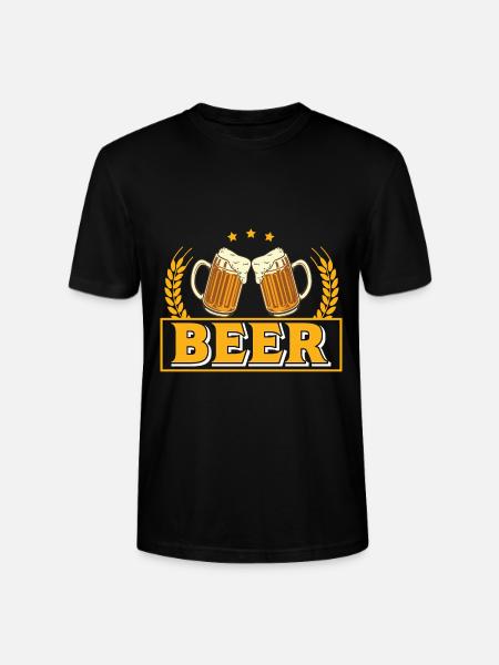 Beer Bier Bierliebhaber Biertrinker - Stanley/Stella Unisex Bio-T-Shirt CRAFTER - Schwarz