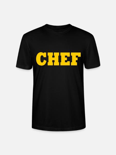 Chef - Stanley/Stella Unisex Bio-T-Shirt CRAFTER - Schwarz