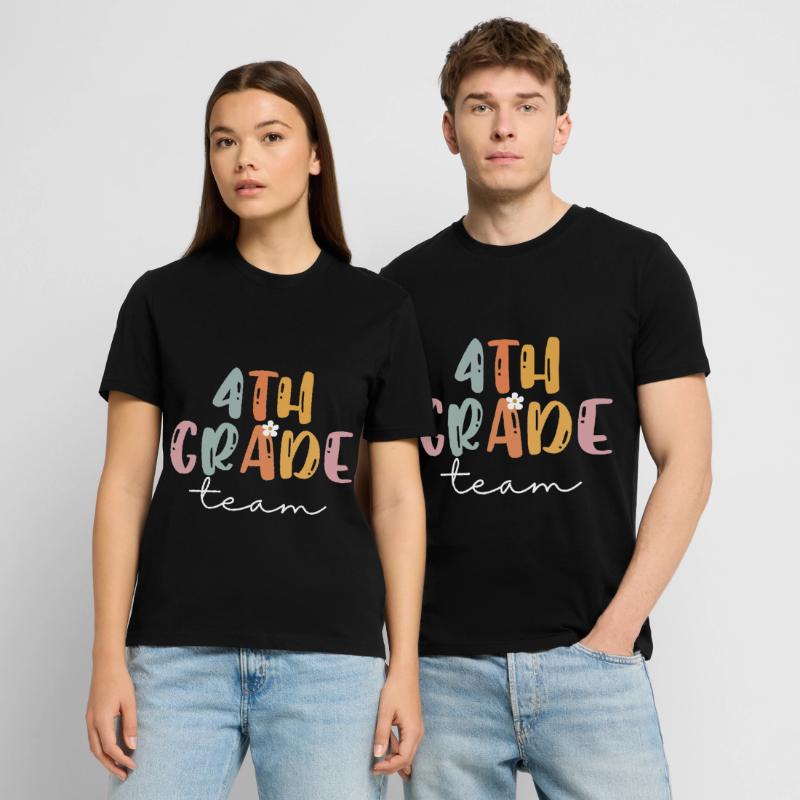 Team 4th Grade Squad Elementary School Stanley/Stella CRAFTER Unisex Organic T-Shirt