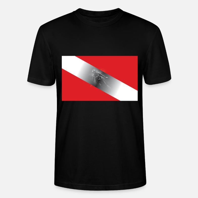 Flagg de plongée - T-shirt bio CRAFTER Stanley Stella Unisexe - noir