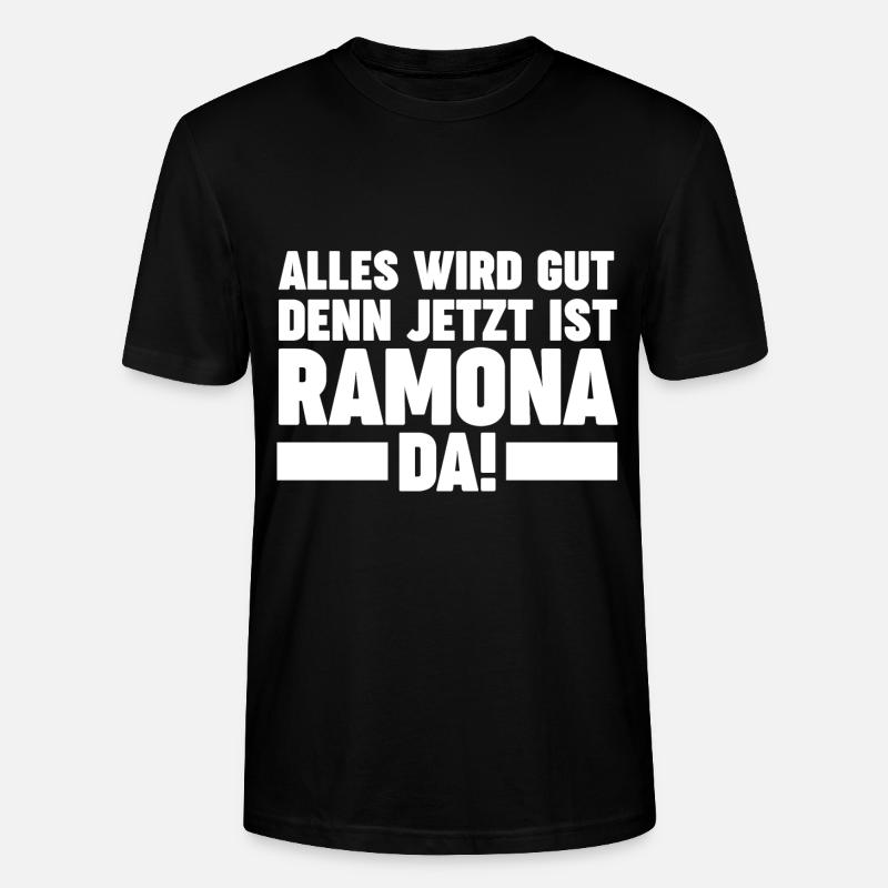 Ramona - Stanley/Stella Unisex Bio-T-Shirt CRAFTER - Schwarz