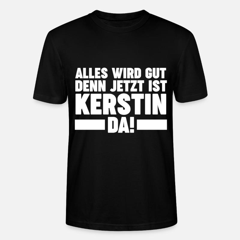 Kerstin - Stanley/Stella Unisex Bio-T-Shirt CRAFTER - Schwarz