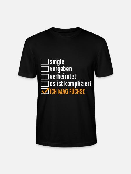 Fuchs - Stanley/Stella Unisex Bio-T-Shirt CRAFTER - Schwarz