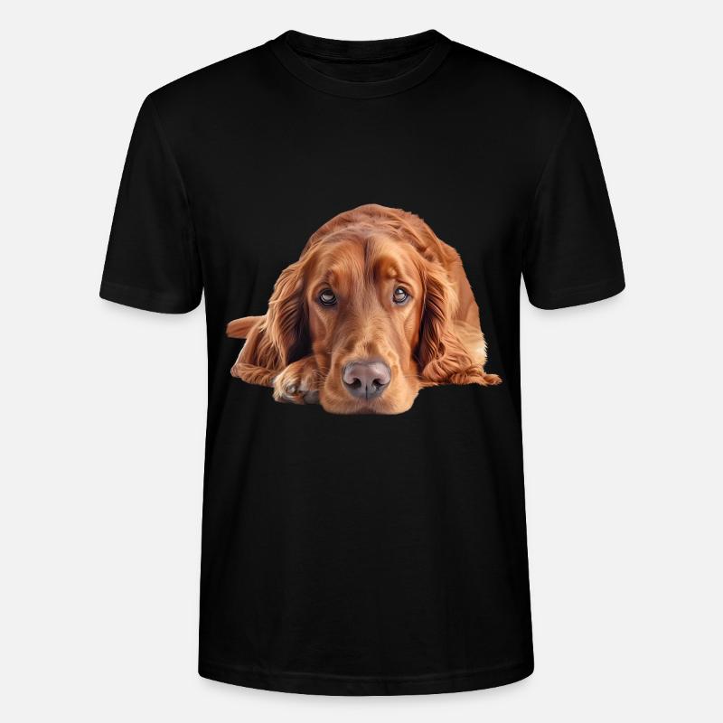 Irish Setter - Stanley/Stella Unisex Bio-T-Shirt CRAFTER - Schwarz