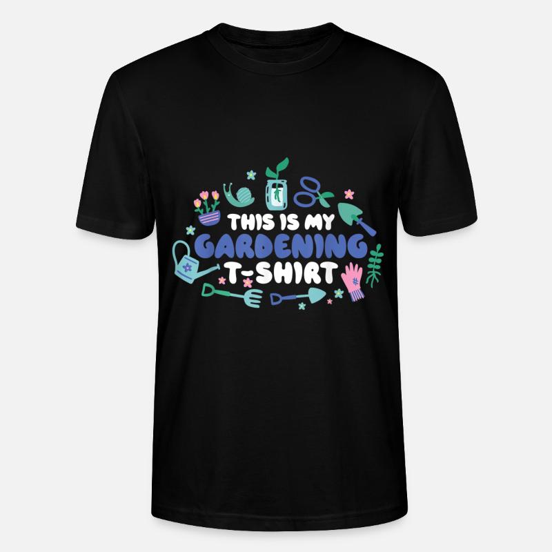 Garten Gärtner Gartenarbeit - Stanley/Stella Unisex Bio-T-Shirt CRAFTER - Schwarz