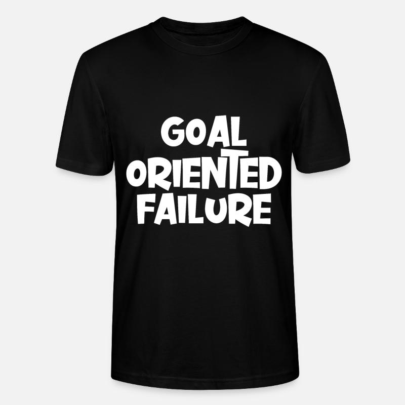 Goal Oriented Failure - Stanley/Stella Unisex Bio-T-Shirt CRAFTER - Schwarz