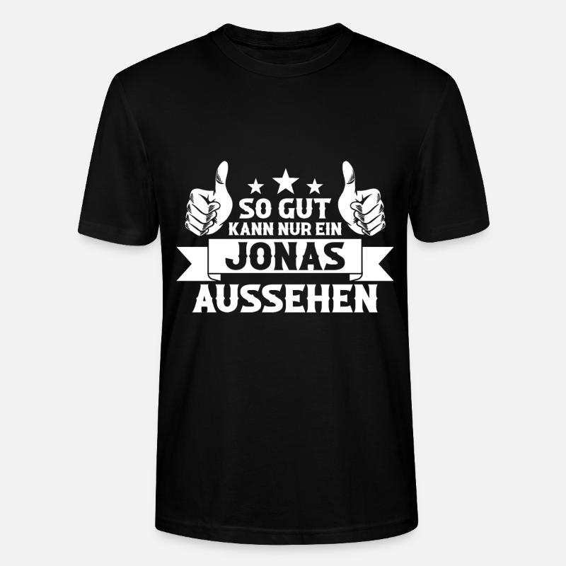 Jonas - Stanley/Stella Unisex Bio-T-Shirt CRAFTER - Schwarz