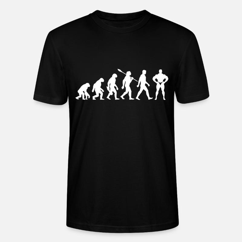 Evolution Musculation Musculation - T-shirt bio CRAFTER Stanley Stella Unisexe - noir
