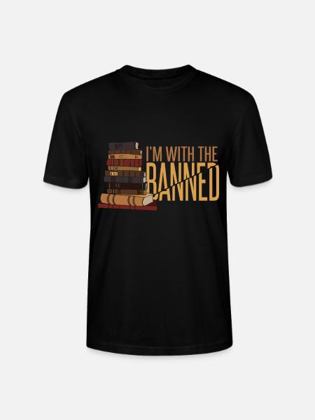 I'm With The Banned - Stanley/Stella CRAFTER Unisex Organic T-Shirt - black