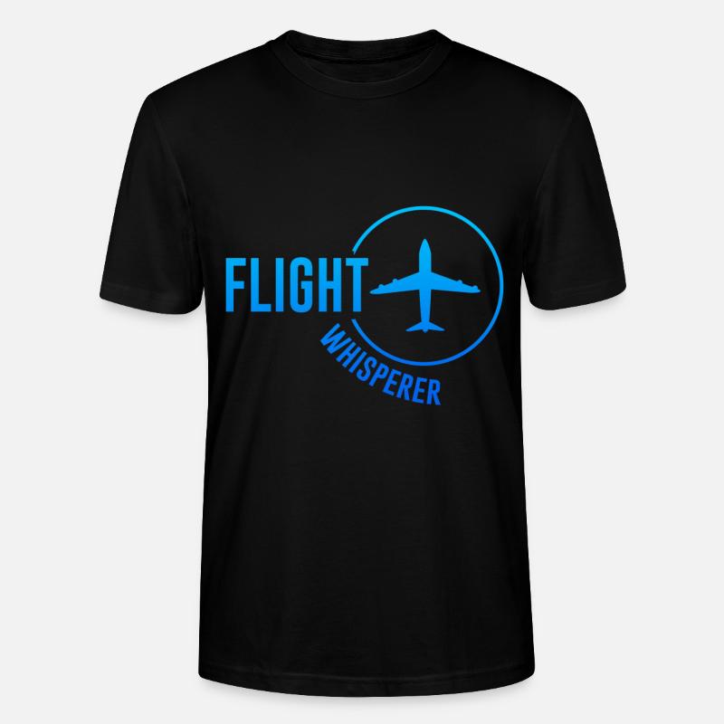 Flight Whisperer 4 - Stanley/Stella Unisex Bio-T-Shirt CRAFTER - Schwarz