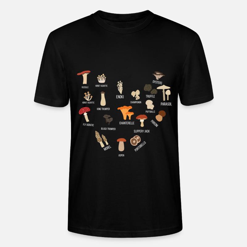 Cueilleur de champignons - T-shirt bio CRAFTER Stanley Stella Unisexe - noir