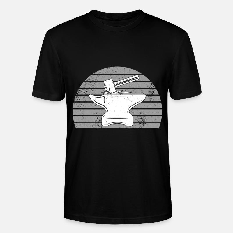 Schmied - Stanley/Stella Unisex Bio-T-Shirt CRAFTER - Schwarz