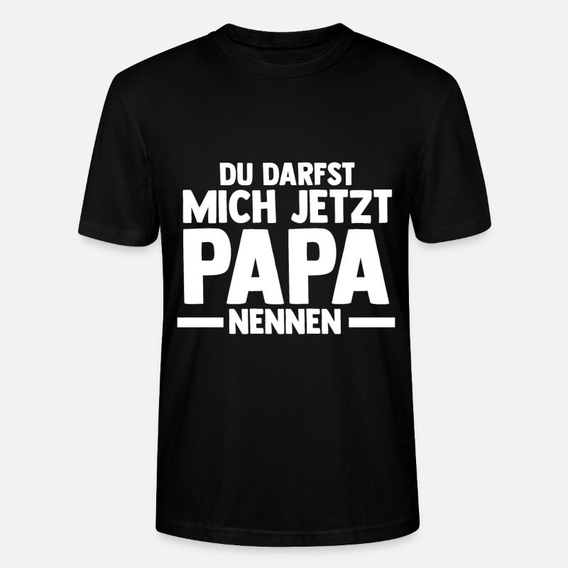 Vater Papi Papa - Stanley/Stella Unisex Bio-T-Shirt CRAFTER - Schwarz