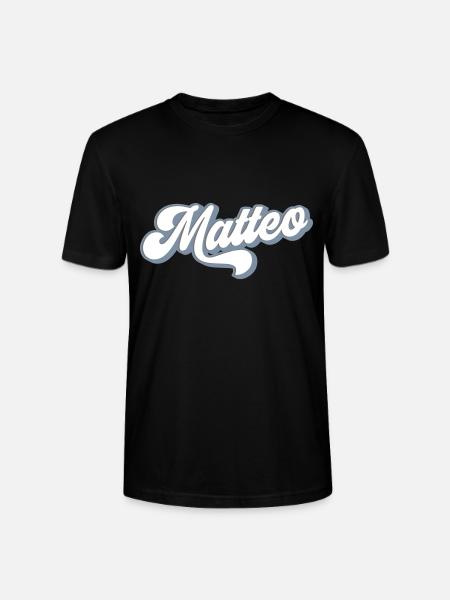 Matteo | Couleurs changeantes - T-shirt bio CRAFTER Stanley Stella Unisexe - noir
