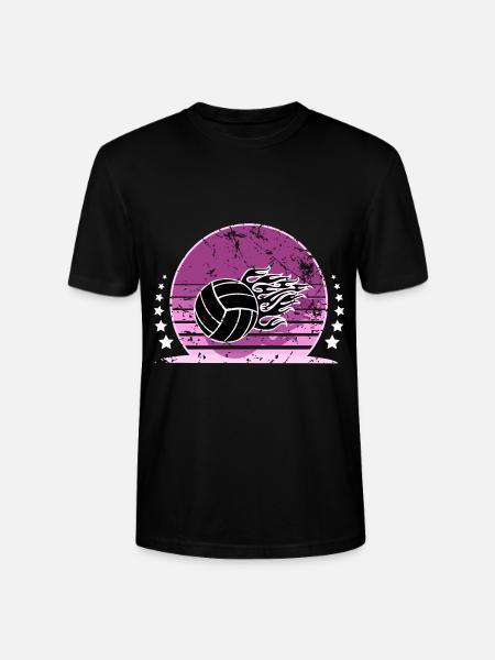 Volleyball - Stanley/Stella CRAFTER Unisex Organic T-Shirt - black