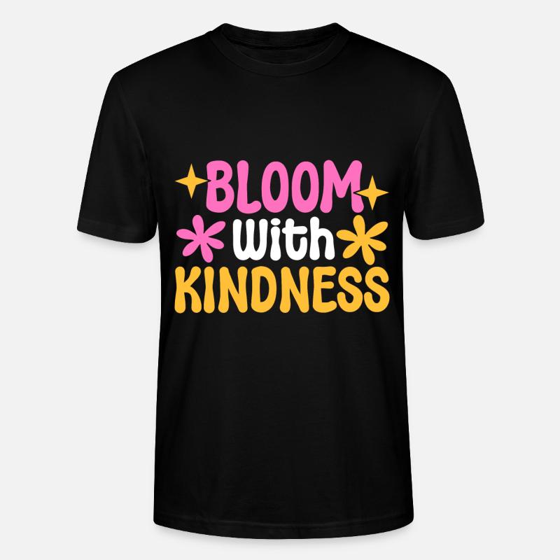 Bloom With Kindness Prediger - Stanley/Stella Unisex Bio-T-Shirt CRAFTER - Schwarz