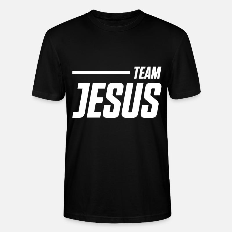 Team Jesus - Stanley/Stella Unisex Bio-T-Shirt CRAFTER - Schwarz