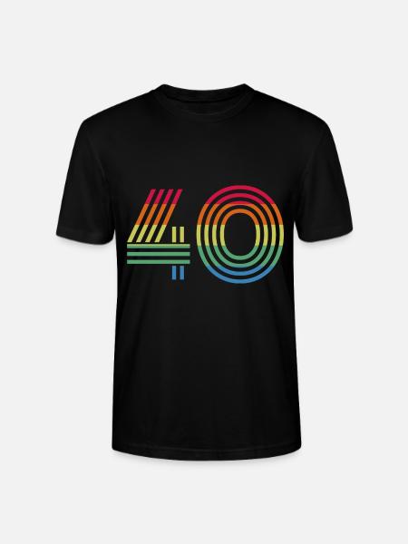 Number 40 - Stanley/Stella CRAFTER Unisex Organic T-Shirt - black