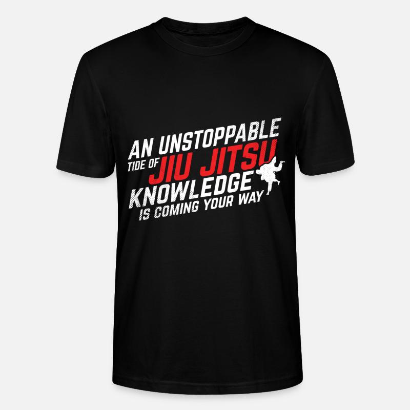 BJJ Jiu Jitsu - Stanley/Stella Unisex Bio-T-Shirt CRAFTER - Schwarz