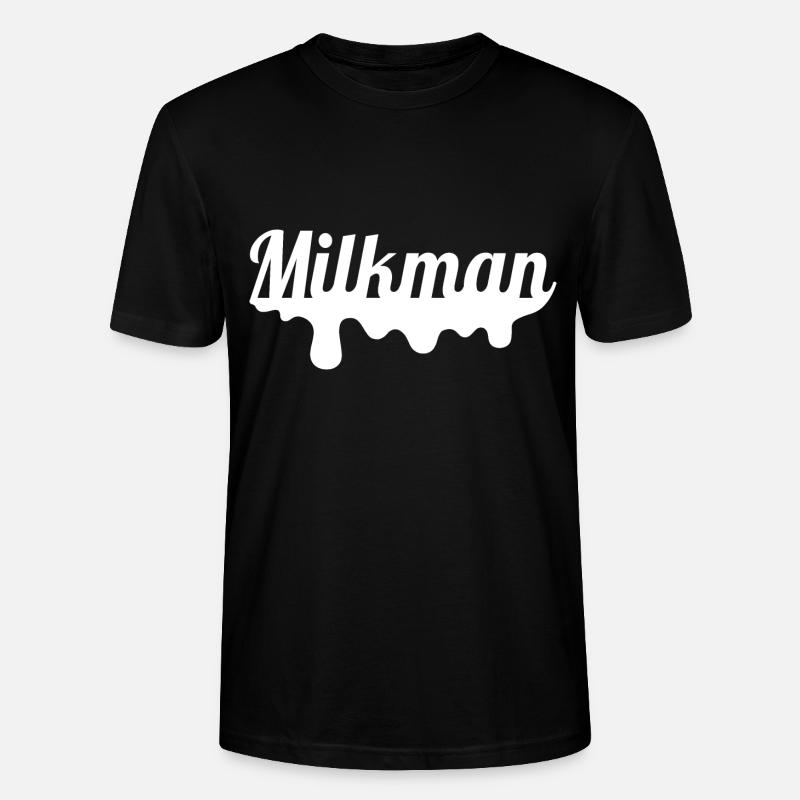 Lustiges Milchmann Geschenk - Stanley/Stella Unisex Bio-T-Shirt CRAFTER - Schwarz