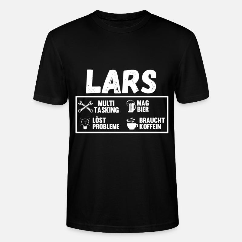 Lars - Stanley/Stella Unisex Bio-T-Shirt CRAFTER - Schwarz