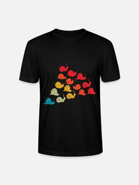 Snail lovers Types of snails owners - Stanley/Stella CRAFTER Unisex Organic T-Shirt - black