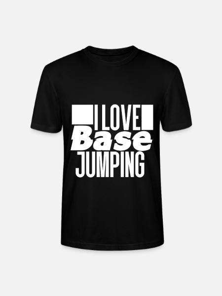 Base Jumping - Stanley/Stella CRAFTER Unisex Organic T-Shirt - black