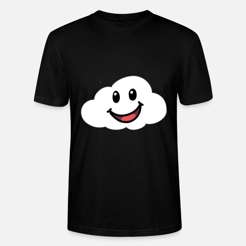 Émotions Sentiments Amical Nuage Ciel - T-shirt bio CRAFTER Stanley Stella Unisexe - noir