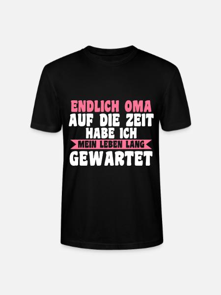 Großmutter Großmama Omi Oma - Stanley/Stella Unisex Bio-T-Shirt CRAFTER - Schwarz