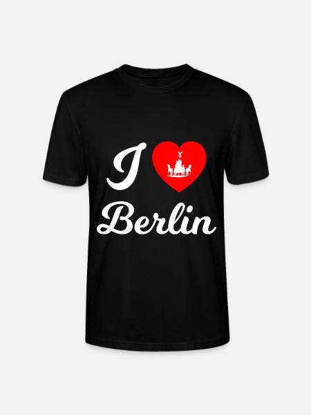 Die Berliner Herzen - Stanley/Stella Unisex Bio-T-Shirt CRAFTER - Schwarz
