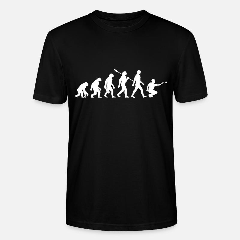 Evolution - Boule - Petanque - Stanley/Stella CRAFTER Unisex Organic T-Shirt - black