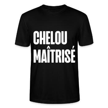 chelou maîtrisé - T-shirt bio CRAFTER Stanley Stella Unisexe - noir - Devant - Alina (178cm) & Michal (187cm)