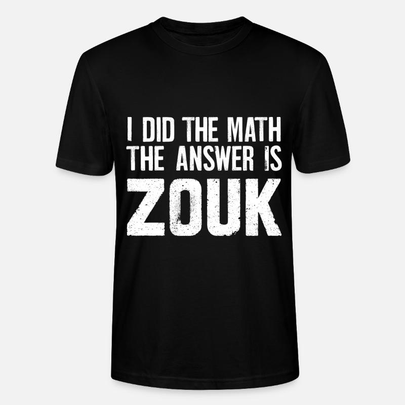 Cadeau de danse Zouk - T-shirt bio CRAFTER Stanley Stella Unisexe - noir
