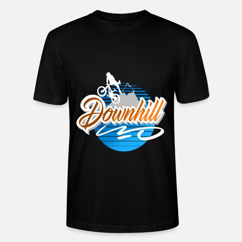 Downhill - Stanley/Stella Unisex Bio-T-Shirt CRAFTER - Schwarz