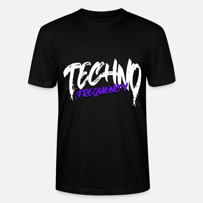 Techno - Stanley/Stella Unisex Bio-T-Shirt CRAFTER - Schwarz
